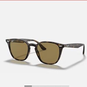 Ray-Ban -  RB4258 Brown Tortoise Shell Sunglasses Made In Italy Women’s